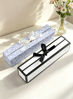 Boîte en papier pour nœuds papillon en gros, boîte en papier pour chocolats, boîte cadeau pour bonbons de mariage, emballage scellé avec ruban