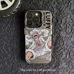 <span class=keywords><strong>Coque</strong></span> de téléphone One Piece Luffy en promotion pour <span class=keywords><strong>iPhone</strong></span> 16 15 Pro Max <span class=keywords><strong>14</strong></span> 13 12 11, protection antichoc IMD en PC - Product Image 3