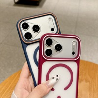 Coque de téléphone magnétique en PC rigide mat à chargement sans fil, prix de gros, vente chaude, pour iPhone 18 Pro Max et Samsung S26U