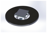 Scène rotative électrique contrôlable pour événements scéniques de grande envergure, structure en acier robuste, équipement lourd à haute capacité de charge