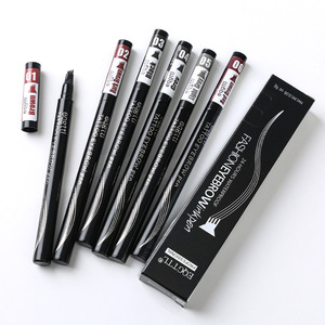 Lápiz de Cejas para Microblading de 6 Colores, Punta de 4 Micro Dientes, Resistente al Agua, para Mapeo de Cejas, Uso en Estudio de Maquillaje PMU - Product Image 1