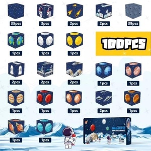 25 años de regalos de Navidad de Halloween bloques de construcción magnéticos 100 uds/250 uds/554 Uds <span class=keywords><strong>cubos</strong></span> magnéticos personalizados para niños de 3 años en adelante - Product Image 2