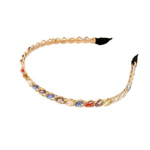 อุปกรณ์เสริมผมประกายสำหรับงานพรอมสำหรับกลางคืนแถบคาดศีรษะคริสตัลหรูหราสำหรับสาวผมสวย - Product Image 5