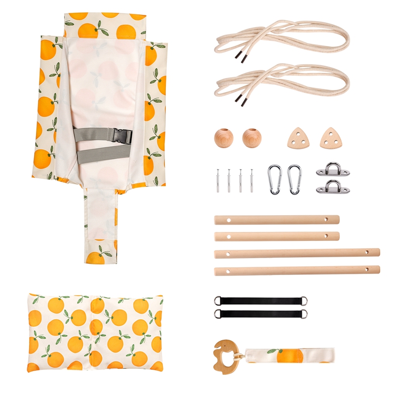 Детский гамак-качели для дома и улицы, раскачающееся кресло для парка, деревянное детское кресло-качели, оптовая продажа