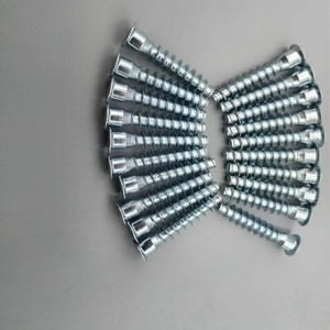 Carbon Steel Galvanized Thin Flat Head Hex <b>Socket</b> <b>Screws</b> 7x38 7x48 6.3x38 6.3x48 5x38 5x48 For Wood Furniture Fastening - Product Image 4