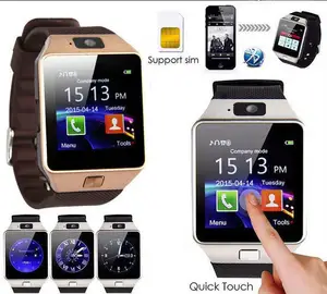 DZ09 pantalla táctil BT llamada Tarjeta SIM soporte recordatorio multi-idioma Relogio Dispositivo portátil smartwatch