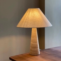 Jaune Cave Pierre Design Moderne Nordique Creative Maison Chevet Wabi Uki Crème Unique Lune Décoratif Lampe De Bureau Led Lampes De Table