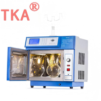 Reactor Químico de Microondas Atmosférico TKA MCR-3 de Onda Continua Sin Pulsos, Sistema de Laboratorio con Cavidad de Acero Inoxidable de 28L, 5 Etapas