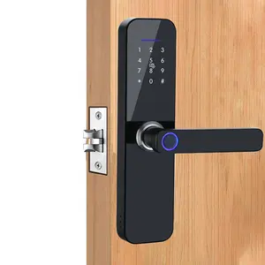 IP65 Tuya App Slimme Lock Elektronische Wifi Zigbee Remote Cerradura Inteligente Digitale Keyless Biometrische Vingerafdruk Deurslot