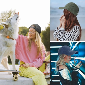 Vintage Washed Cotton 3-Pack Unisex Baseball <b>Cap</b> Classic Dad Hat Adjustable Low Profile Twill Curved Brim Men <b>Women</b> <b>Caps</b> Jerry - Product Image 5