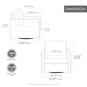 <span class=keywords><strong>Fauteuil</strong></span> pivotant moderne et écologique, rembourré, avec rangement dissimulé, <span class=keywords><strong>accoudoirs</strong></span> confortables en forme de diamant, dossier croisé, salon, club - Product Image 6