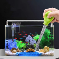 Aquarium-Reinigungszubehör: Umweltfreundliche Kunststoff-Handsauger, Wassersaugrohr, Fischbecken-Pipetten, Siphon-Beutel