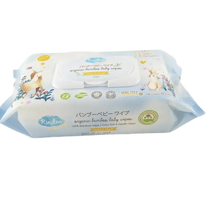 Produit de soins pour bébé biodégradable et hypoallergénique de marque privée lingettes pour nouveau-né biologiques pour nettoyage en profondeur - Product Image 3