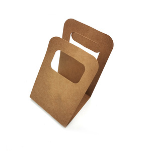 Лидер продаж, держатель из крафт-бумаги с ручкой, выносите и вынимайте чашки для кофе, молока, чая - Product Image 1