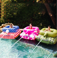 Vente chaude : Réservoir et voiture gonflables en PVC pour pulvérisation d'eau, pour installations de divertissement de fête aquatique, capacité 100-500 kg