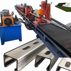 Solar Panel Frames Mounting Making Machine Photovoltaic Strut U Channel Roll Forming Machine Photovoltaic Solar Panel Machine - Product Image 1