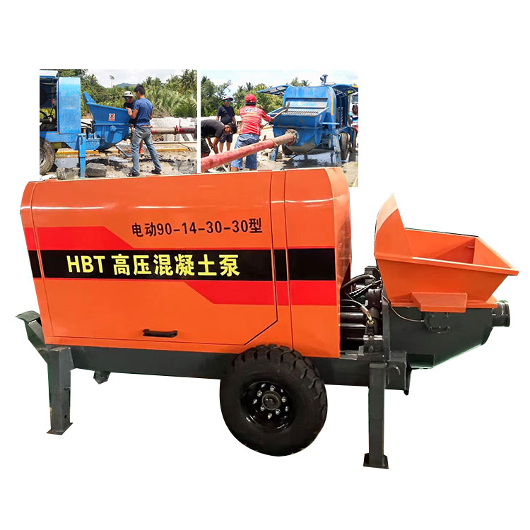 Diesel Electric Small Concrete Pump in Stationary Concrete Pumps Mini Concrete Pump