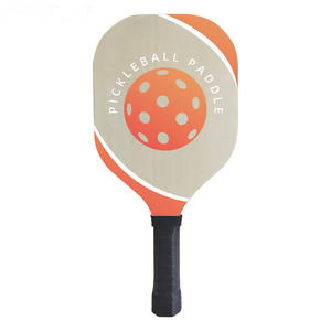 Raquette de pickleball en bois de peuplier personnalisable AA en vente chaude Logo à motif unique directement du fabricant - Product Image 2