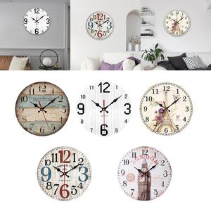 Grande orologio da parete al quarzo da 12 pollici per la casa MDF in legno e resina MDF decorativo da 10 pollici per camera da letto e soggiorno - Product Image 2