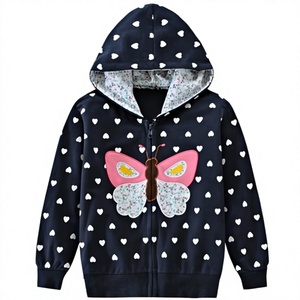 Custom Girls <b>Cropped</b> Half <b>Zip</b> Hoodie 100% Cotton Fleece Long Sleeve Windproof Quick Dry Winter Pullover Sweatshirt - Product Image 1
