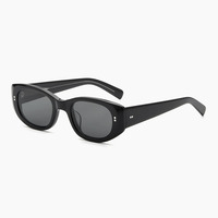 Sifier Lunettes de soleil de luxe noires carrées vintage Classiques élégants de haute qualité avec logo personnalisé pour la vente en gros