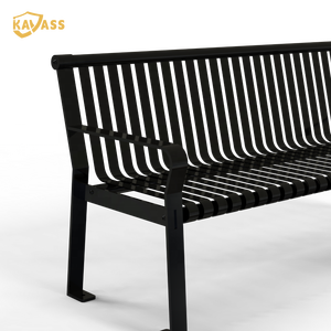KAVASS Schule verwendet Metall park Modern Outdoor <span class=keywords><strong>Public</strong></span> Moden Design Garten bänke Stuhl möbel zum Verkauf - Product Image 2