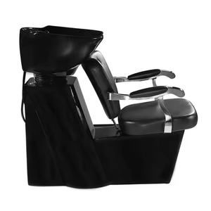 Lavacabezas de Cerámica para Salón de Belleza con Base de Fibra de Vidrio y Unidad de Lavado - Product Image 3