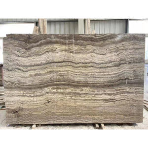 Đá tự nhiên sang trọng thanh lịch Sliver travertine <span class=keywords><strong>slab</strong></span> cho Vanity Bồn Rửa Nhà Bếp Countertop tường Bảng điều chỉnh sàn gạch biệt thự cầu thang - Product Image 5