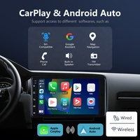 Radio de Coche Universal con Pantalla Táctil IPS Android de 7 Pulgadas y 64 GB, Estéreo, GPS, Navegación, Carplay, Reproductor Multimedia de DVD para Toyota