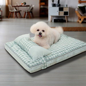 New <strong>Fashion</strong> <strong>Dog</strong> Cat <strong>Bed</strong> Detachable and Washable Pet <strong>Bed</strong> Plaid with Pillow Giant <strong>Dog</strong> <strong>Bed</strong> - Product Image 1