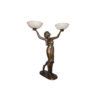 Escultura de Bronce Fundido a la Cera Perdida de Alta Calidad, Figura de Arte Moderno, Decoración de Mesa para Interiores, Escultura Humana Abstracta - Product Image 3