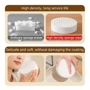 2 Set Magic <b>Sponge</b> Magical Circular Nano <b>Sponge</b> Kitchen <b>Eraser</b> 2pcs Per Pack Easy Washing Kitchen Cleaning Magic <b>Sponge</b> - Product Image 4