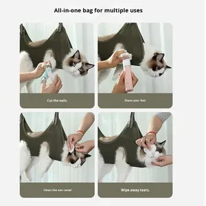 Bolsa de Baño Multifuncional Antiarañazos <span class=keywords><strong>para</strong></span> Gatos, <span class=keywords><strong>para</strong></span> el Cuidado de Gatitos, <span class=keywords><strong>con</strong></span> Diseño Fijo, <span class=keywords><strong>para</strong></span> Uso en el Baño - Product Image 4