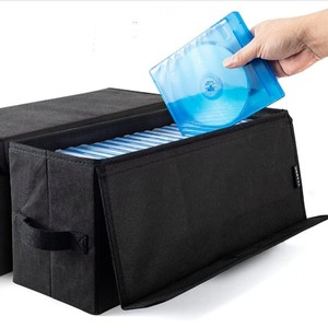 Vải gấp hộp lưu trữ với nắp cho đĩa CD và các đối tượng nhỏ - Product Image 2