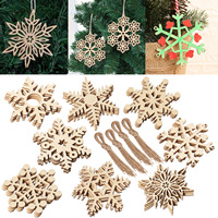 Pendentif mural artisanal en bois sculpté irrégulier éco-responsable HEYE pour Noël, gravure transfrontalière, vente en gros JS-M7230
