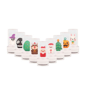 <span class=keywords><strong>Tampon</strong></span> en plastique souple à motif de dessin animé mignon, cadeau de récompense <span class=keywords><strong>pour</strong></span> enfants, <span class=keywords><strong>tampon</strong></span> de poupée, cadeaux décoratifs fantaisie sur le thème de Pâques, Halloween, Noël - Product Image 3