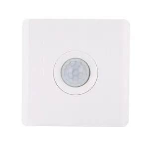 Interruptor de inducción de cuerpo humano infrarrojo para pasillo de esquina de tipo de pared de Hotel para luz Led, interruptor de Sensor de movimiento de cuerpo de montaje en pared para Led