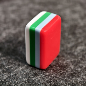 Mahjong Americano Acrílico de Lujo Personalizado en Color Cian, 4 Capas, 160 Piezas, Venta al Por Mayor, MOQ 50, Envío Rápido en 10 Días - Product Image 4