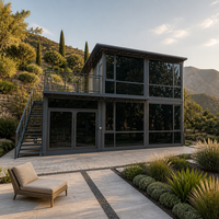 Boxspace Maison Modulaire Design Moderne Villa Préfabriquée de Luxe Structure en Acier Haute Résistance Maison Conteneur pour Hôtel