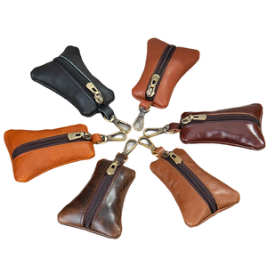 Marrant เคสกุญแจหนังแท้สำหรับทุกเพศ, กระเป๋าใส่กุญแจรถมีซิปห่วงกุญแจกระเป๋าใส่เหรียญแบบธรรมดา - Product Image 1