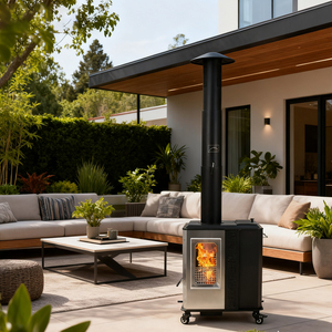 Hot bán cắm trại Lều nóng di động ngoài trời bếp gỗ lớn đốt gỗ PELLET nóng - Product Image 3