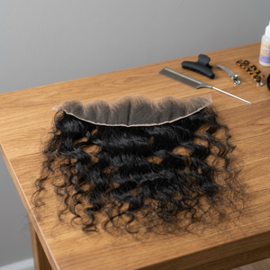 ขายส่งผมต่อแบบลูกไม้ 13x4 สำหรับผู้ค้าส่ง ผมอินเดียแท้ Remy ขนาด 20-30 28-30 นิ้ว สำหรับ HD สำหรับผมมนุษย์ - Product Image 4