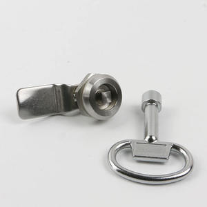 Dubbele Bit/Driehoek/Één-Slot Type Cilinder Kwartdraai Nokkenvergrendeling Hoge Beveiliging Container Veiligheidsslot - Product Image 3