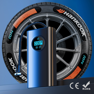Qualité supérieure Mini sans fil 120W numérique électrique Portable pompe à Air nouveauté noir voiture moniteur de <span class=keywords><strong>pression</strong></span> des pneus - Product Image 4