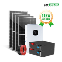 Kit Système Solaire Hybride 5kVA 10kVA Onduleur 48V 200Ah 10kWh 20kWh Kit Batterie de Stockage d'Énergie au Lithium LiFePO4