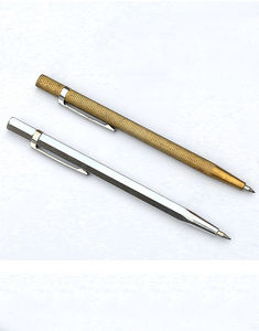 Stylo multifonctionnel en métal pour le marquage des outils d'extérieur et des carreaux de céramique, encre bleue/noire - Product Image 4