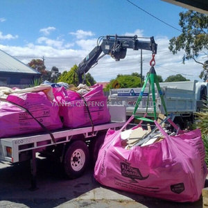 2.5 Ton 4 Cubic Yard Laminated <strong>UV</strong> New PP Dumpster Trash <strong>Bag</strong> Skip Garden Waste <strong>FIBC</strong> Bulk Big Jumbo <strong>Bags</strong> for Construction Waste - Product Image 3