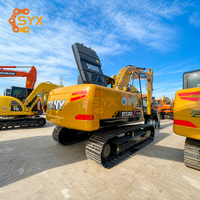 Быстрая доставка, оригинальный экскаватор SANY SY135C, 13 тонн, ковш 0,6 м, б/у, для дорожного строительства и фундаментных работ