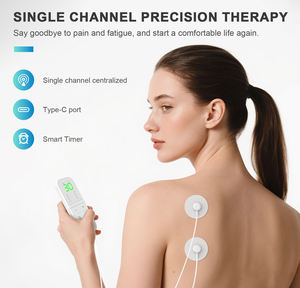 Masajeador de Espalda y Cuello con Electroestimulación <span class=keywords><strong>TENS</strong></span>, Dispositivo <span class=keywords><strong>TENS</strong></span> de un Solo Canal, <span class=keywords><strong>Mini</strong></span> Portátil - Product Image 3