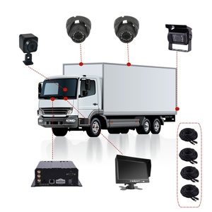 트럭 밴 원격 모니터링 4채널 HDD MDVR 1080P 카메라 시스템 <span class=keywords><strong>DVR</strong></span> 차량 블랙박스 비디오 레코더 - Product Image 1